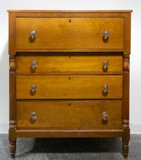 An American Maple Chest of Drawers Height 50 x width 41 x depth 20 inches. — 19TH CENTURY