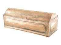 [TRANSPORTATION] -- [SCIENCE & TECHNOLOGY]. Sterling silver presentation box identified to Captain James Anderson (1824-1893), commander of the SS Great Eastern on the voyage which successfully laid the first transatlantic telegraph cable.