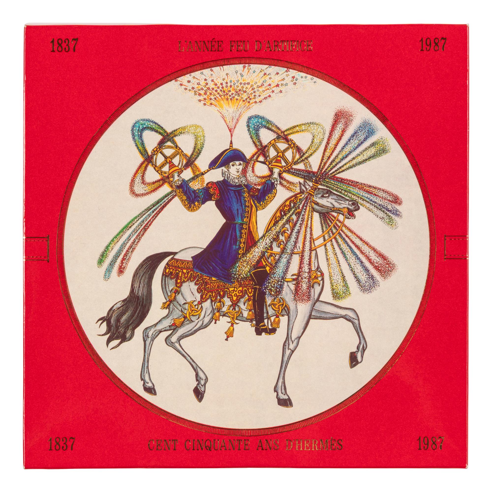 Hermès, Printed Silk Scarf 90