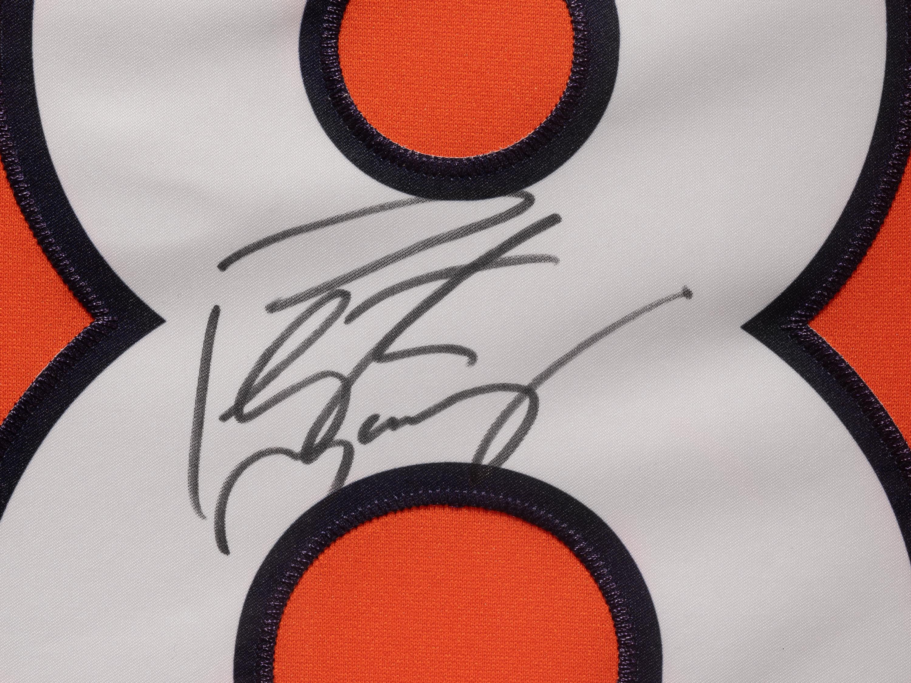 A Peyton Manning Signed Denver Broncos Jersey Framed Display,
