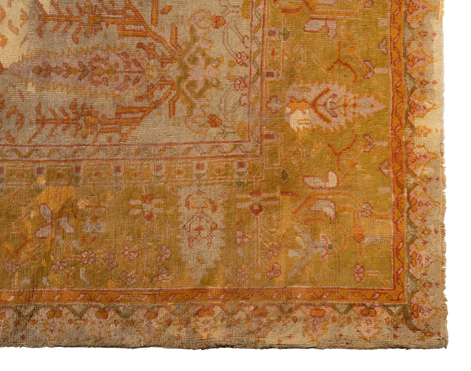 An Oushak Wool Rug