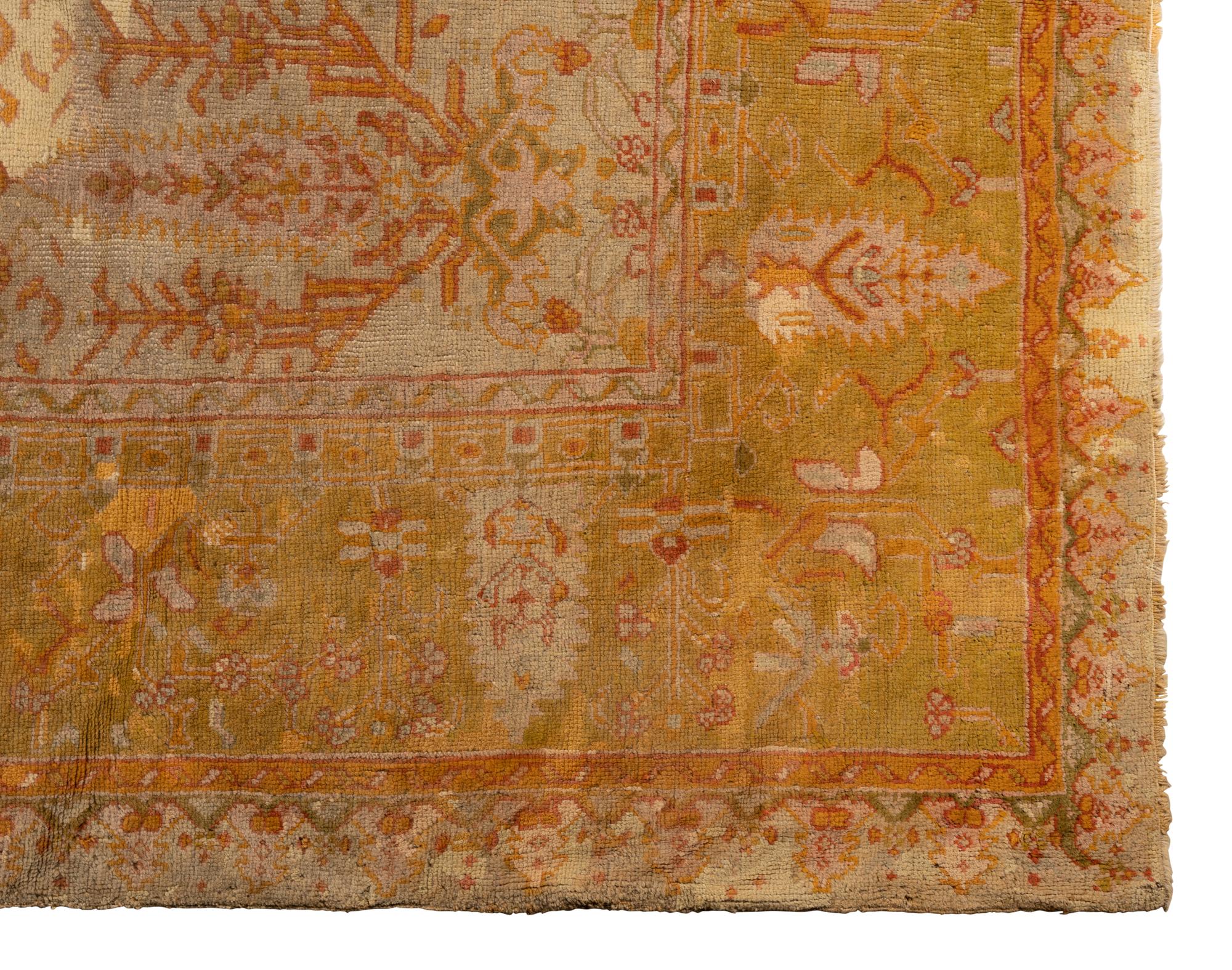 An Oushak Wool Rug