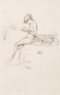 The Little Nude Model, Reading , 1889-1890