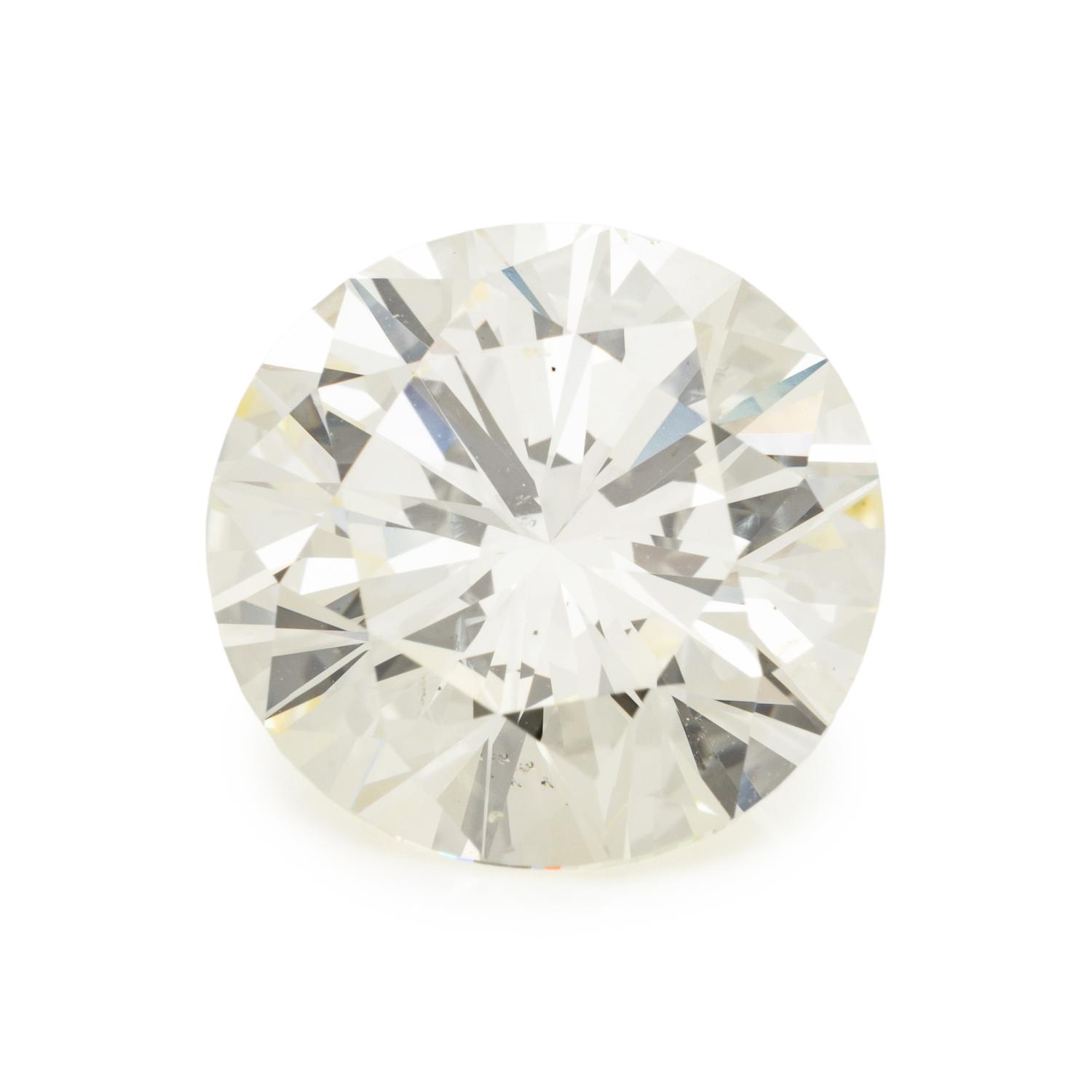 5.02 CARAT ROUND BRILLIANT CUT DIAMOND