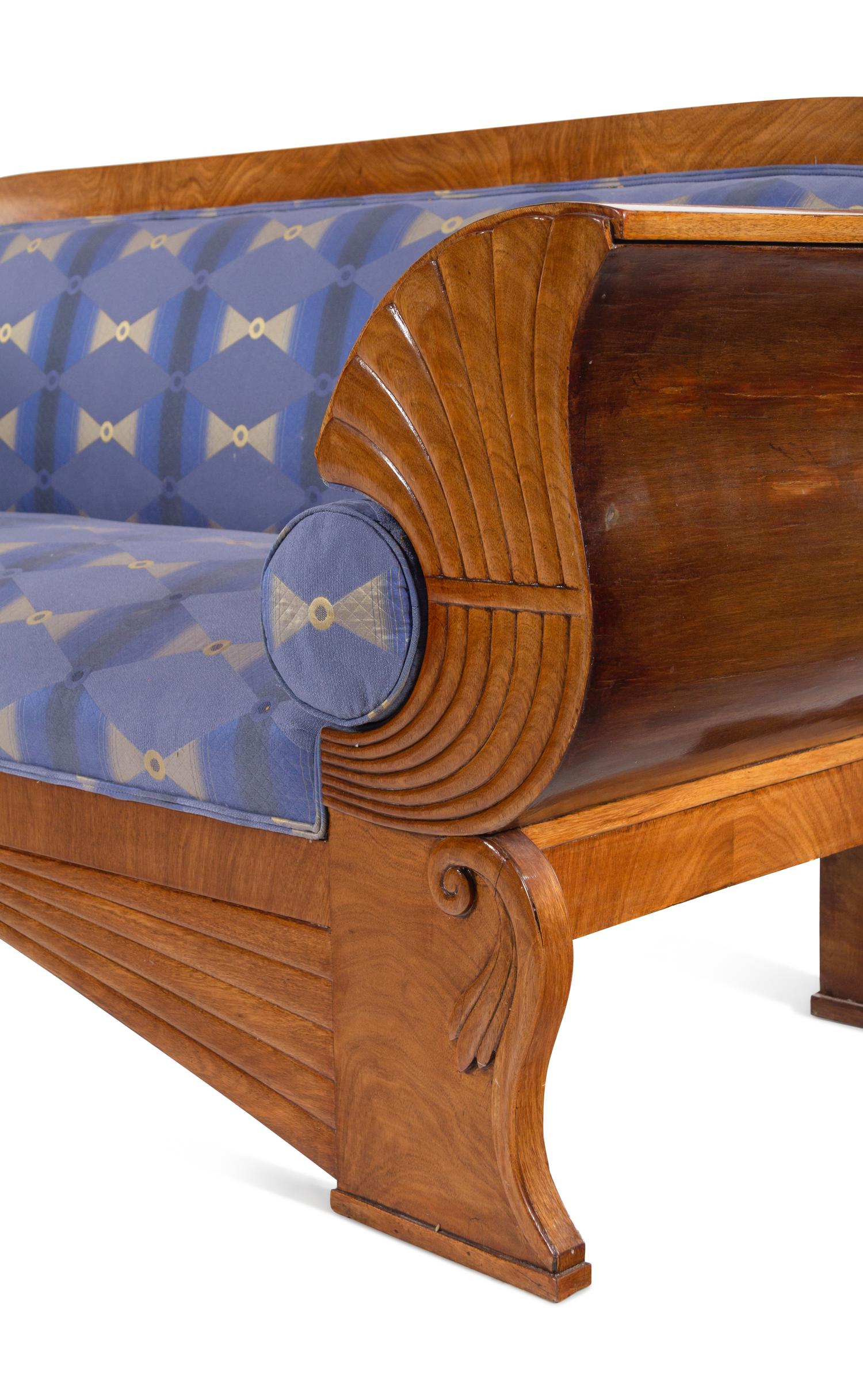An Austrian Walnut Settee