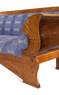 An Austrian Walnut Settee