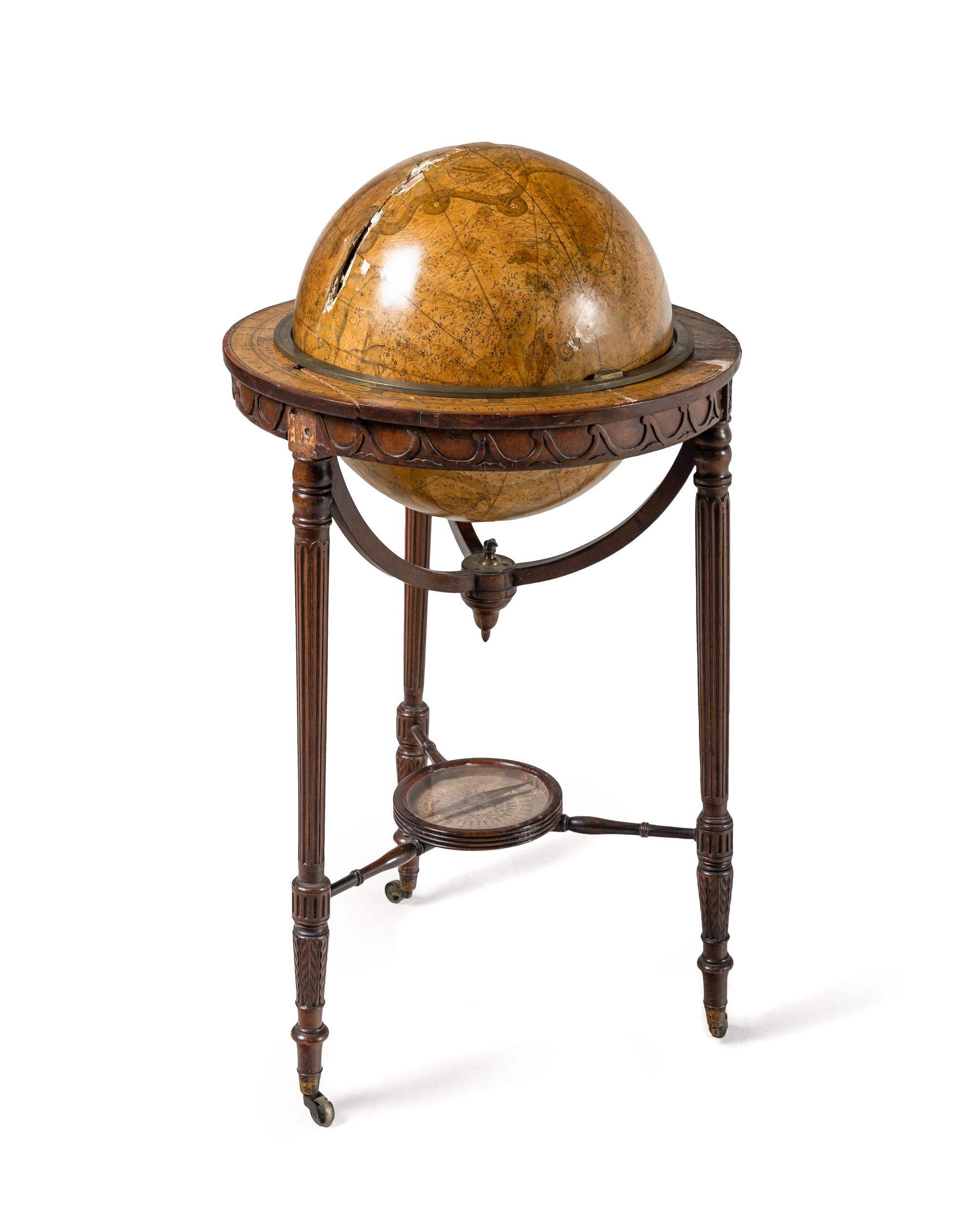 A Regency Fifteen-Inch Celestial Globe