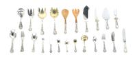 A Partial Assembled American Sterling Silver Flatware Service, Gorham,