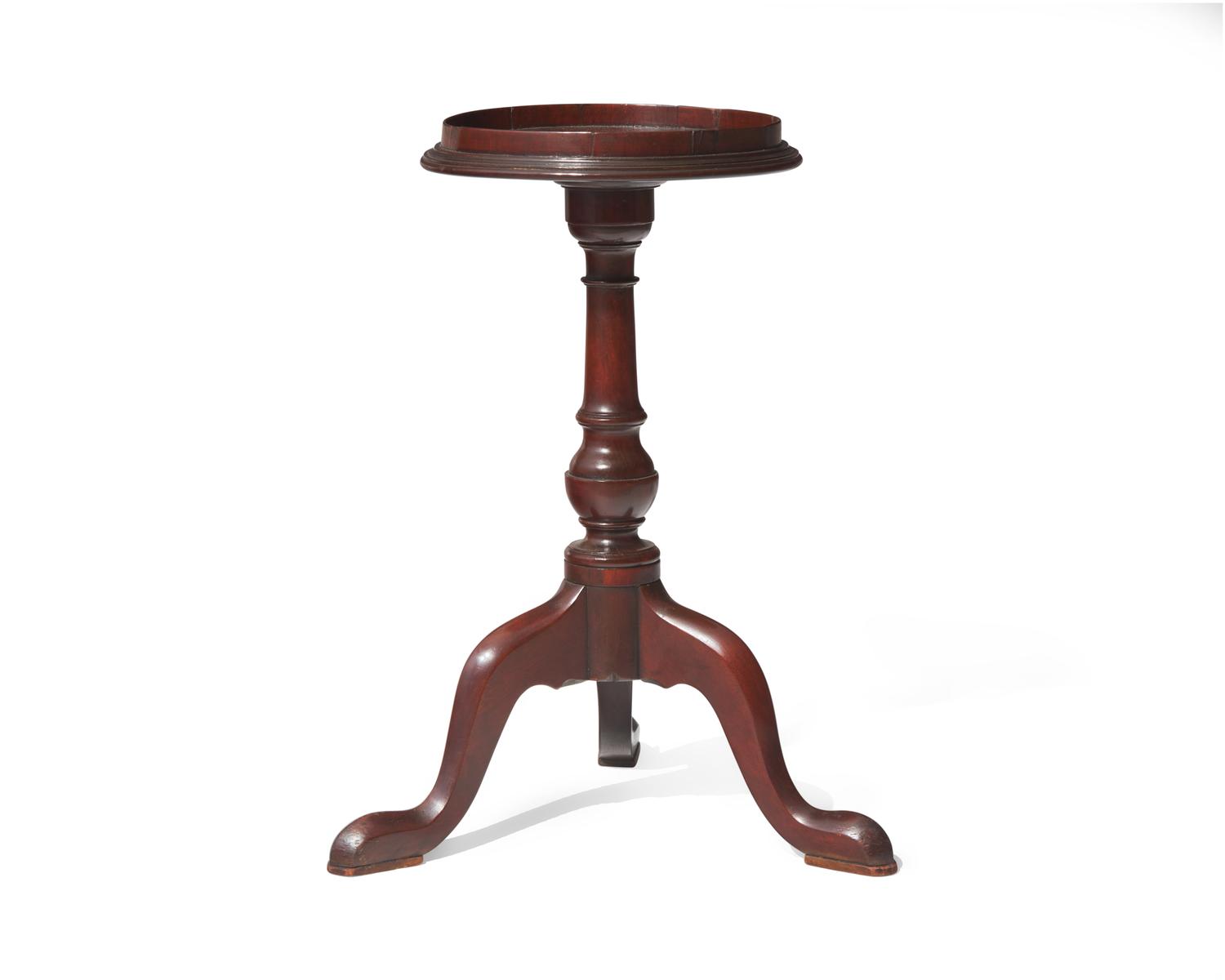 A George III mahogany kettle stand, circa 1760
