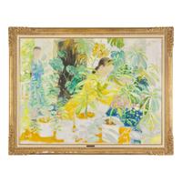 Le Pho 黎譜 (French/Vietnamese, 1907-2001) — Les Fleuristes , 1973