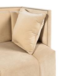 A Custom Velvet-Upholstered Sofa