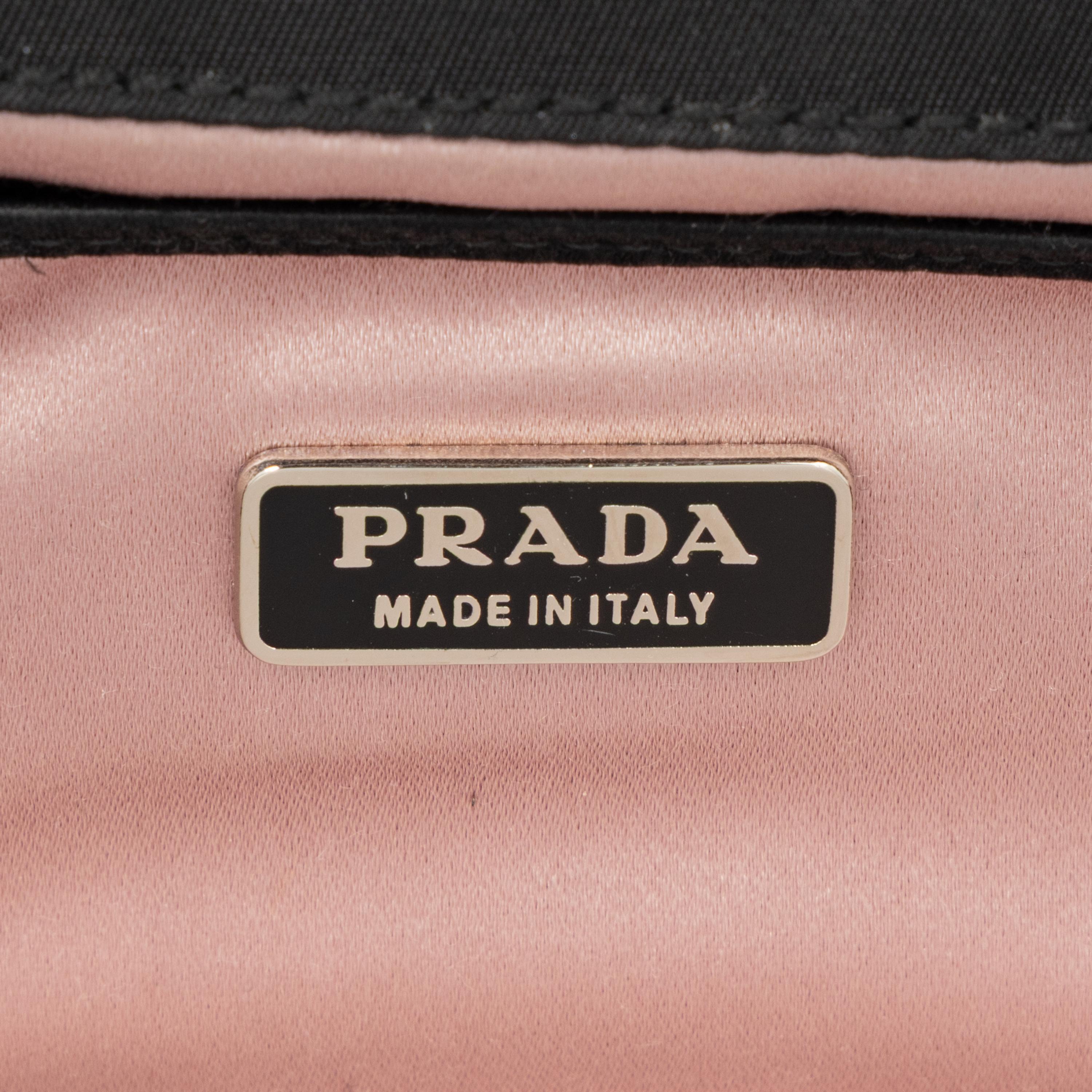 PRADA, FOX FUR & NYLON HANDBAG