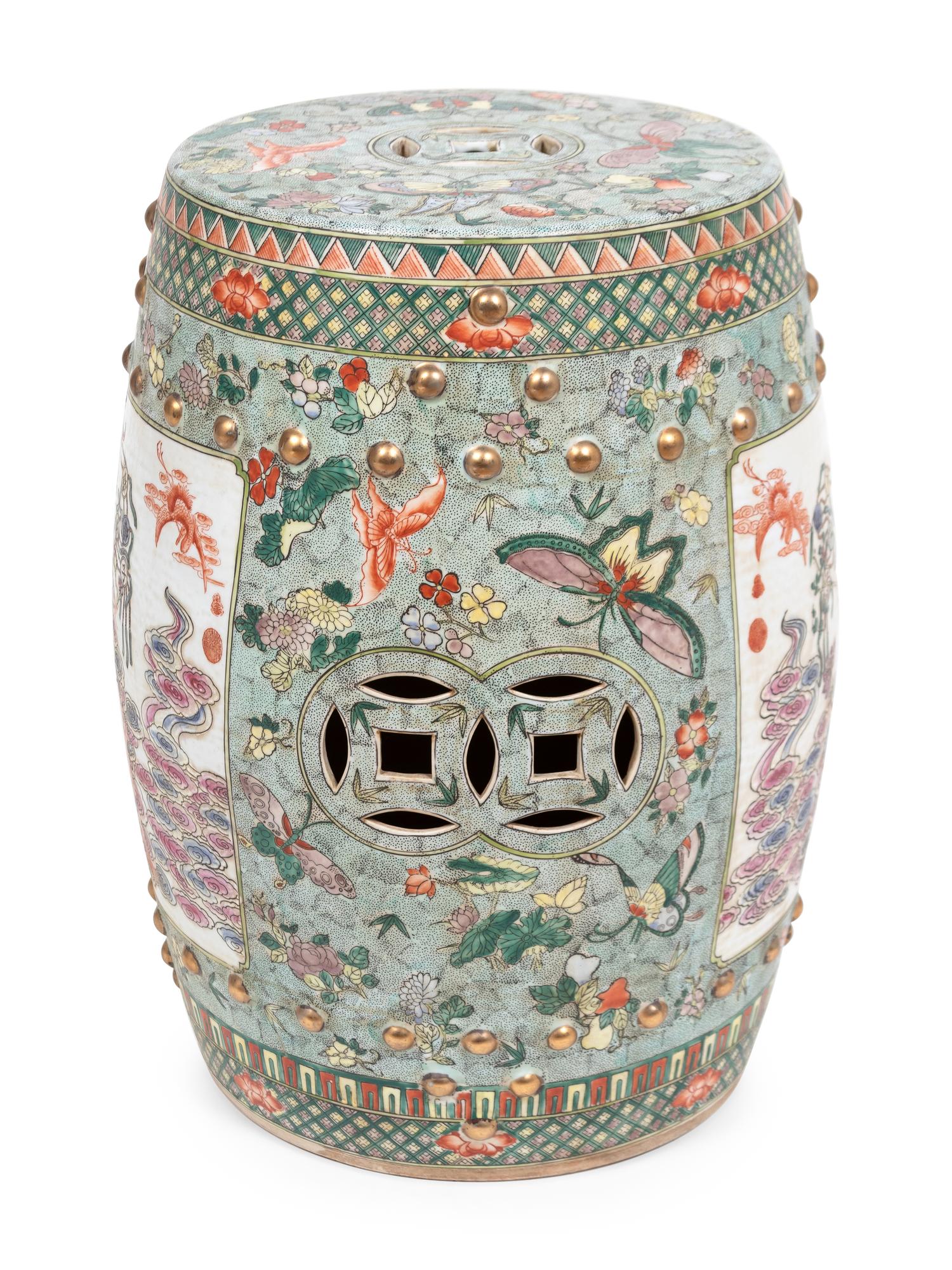 A Chinese Porcelain Garden Seat