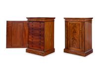 A Pair of Regency Mahogany Wellington Chests
