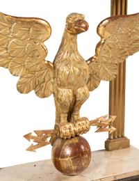 A Swedish Giltwood Marble-Top Pier Table