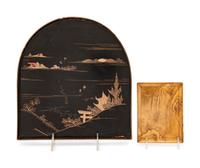 Two Lacquer Trays