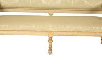 A Six-Piece Louis XIV Style Painted and Parcel Gilt Parlor Suite — 19th/20th Century