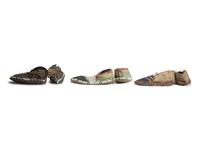 Group of Northern Plains Moccasins