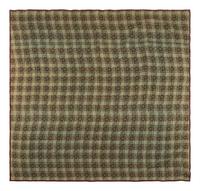 An Amish Wool 'Log Cabin -Barn Raising' Pattern Quilt