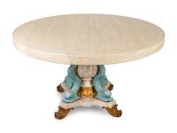 An Italian Empire Style Parcel-Gilt and Painted Center Table — 20TH CENTURY