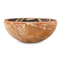 Ancestral Pueblo, Pinto Polychrome Pottery Bowl