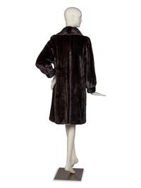 Louis Féraud Mahogany Mink Coat for Neiman Marcus