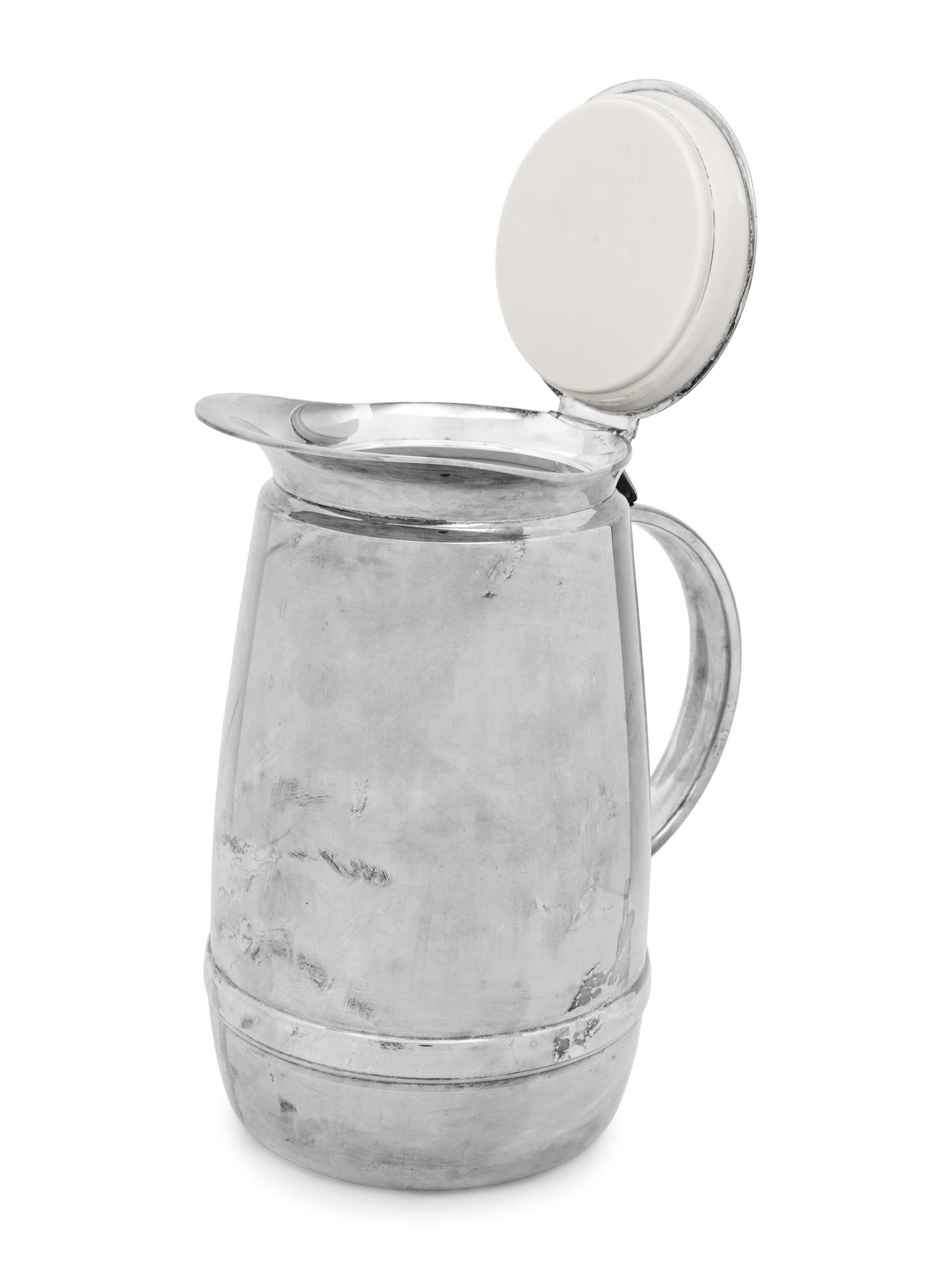 A Gucci Silver-Plate Double Wall Pitcher