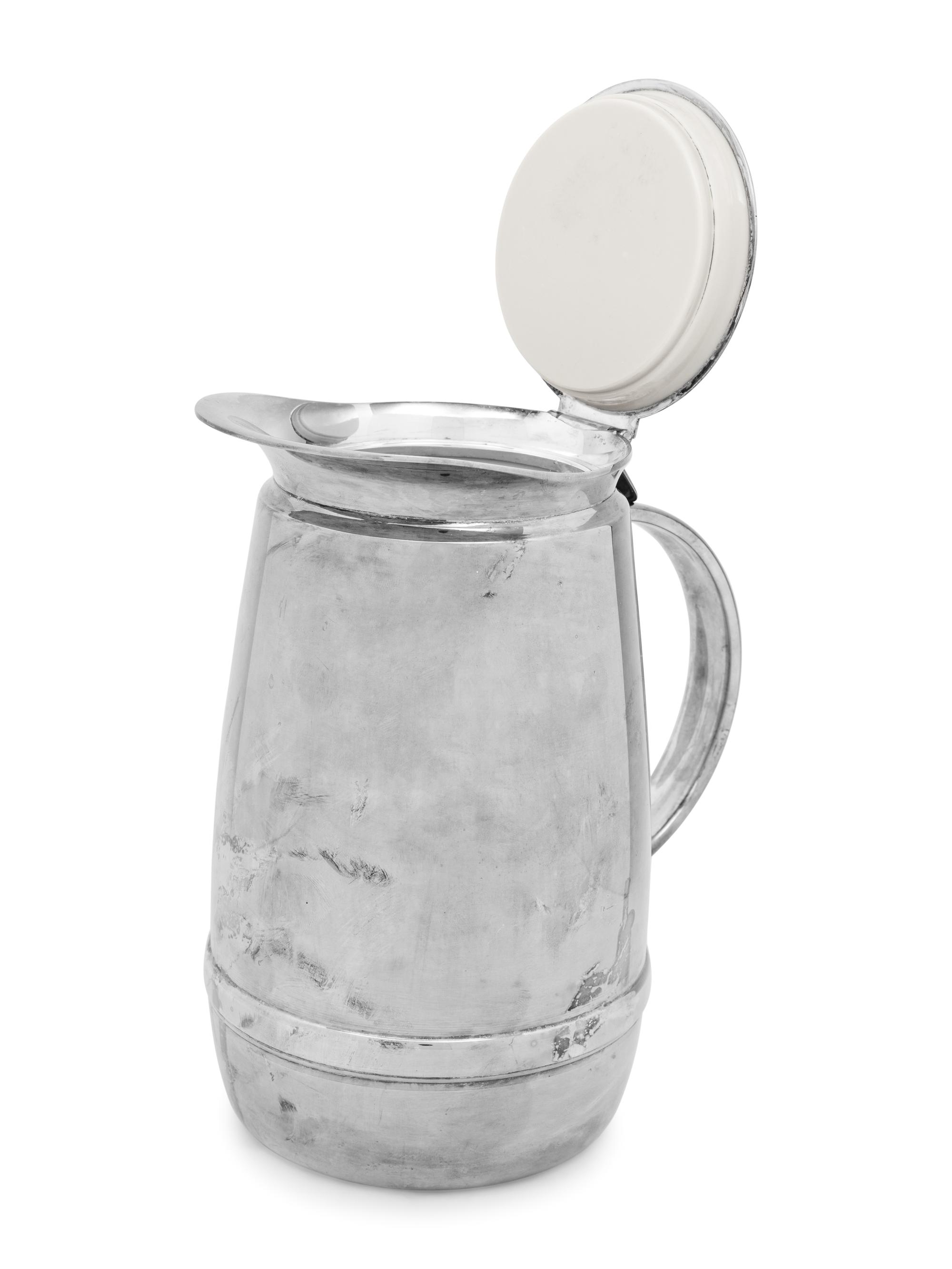 A Gucci Silver-Plate Double Wall Pitcher
