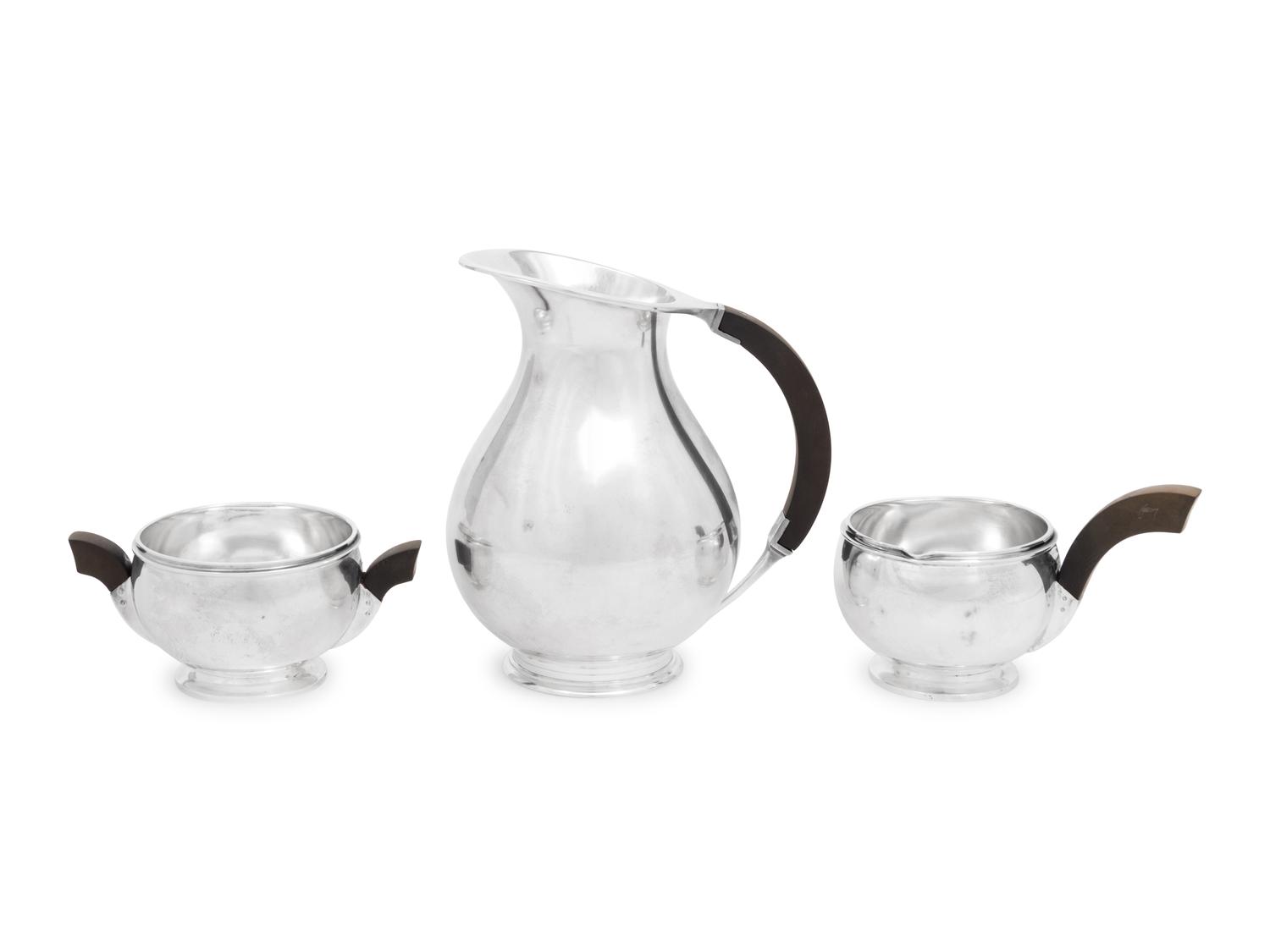 Three Danish Silver Table Articles
