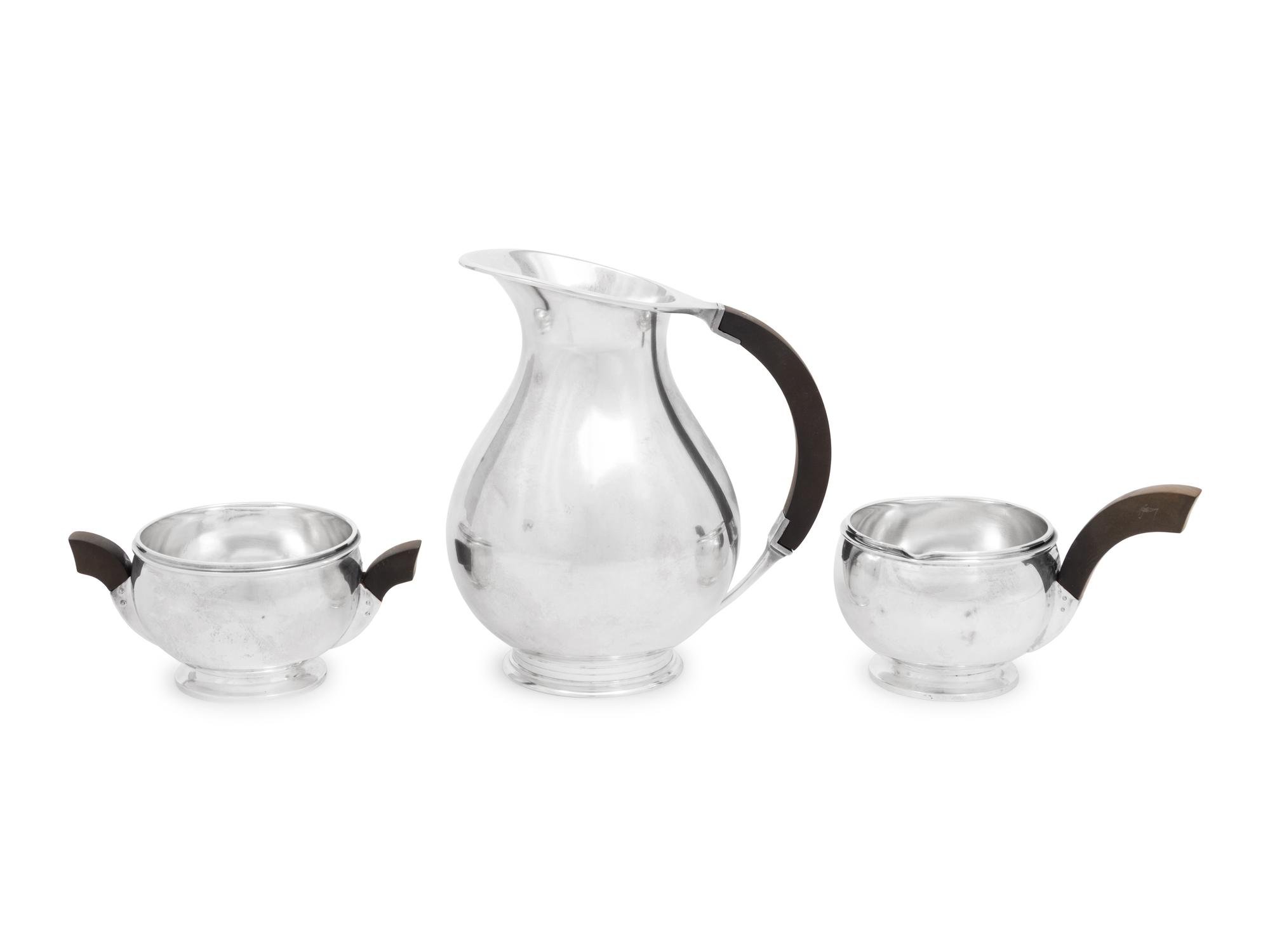 Three Danish Silver Table Articles