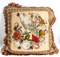 A Group of Three Pillows Height of first 23 x 23 inches. — 19TH/20TH CENTURY