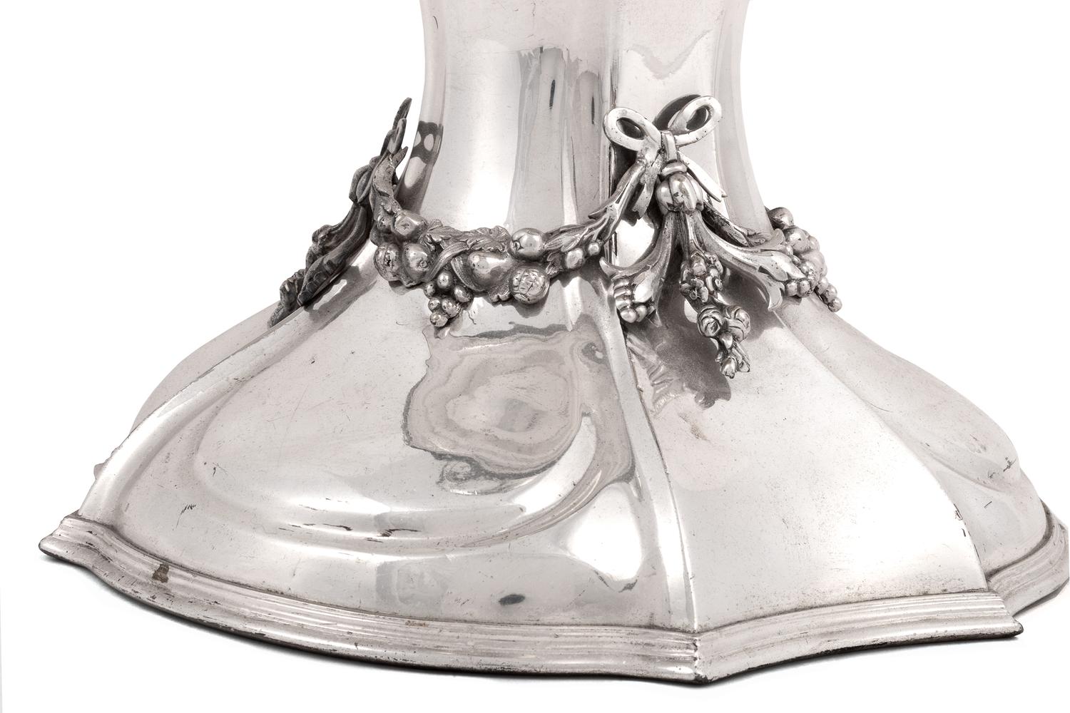 An English Silver-Plate Centerpiece