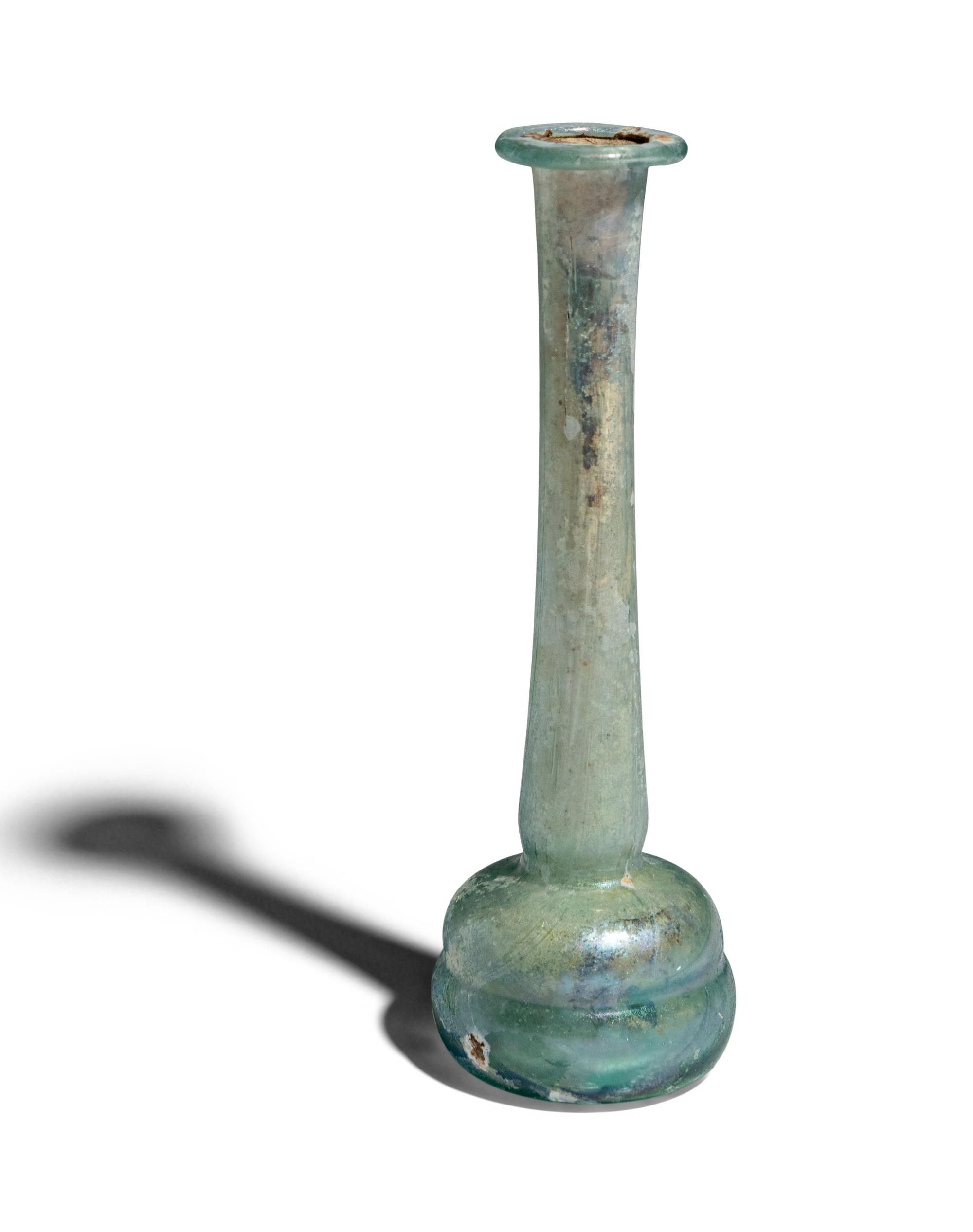 A Roman Glass Unguentarium