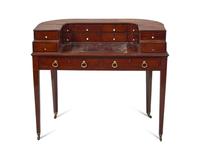 A George III Inlaid Mahogany Carlton House Desk