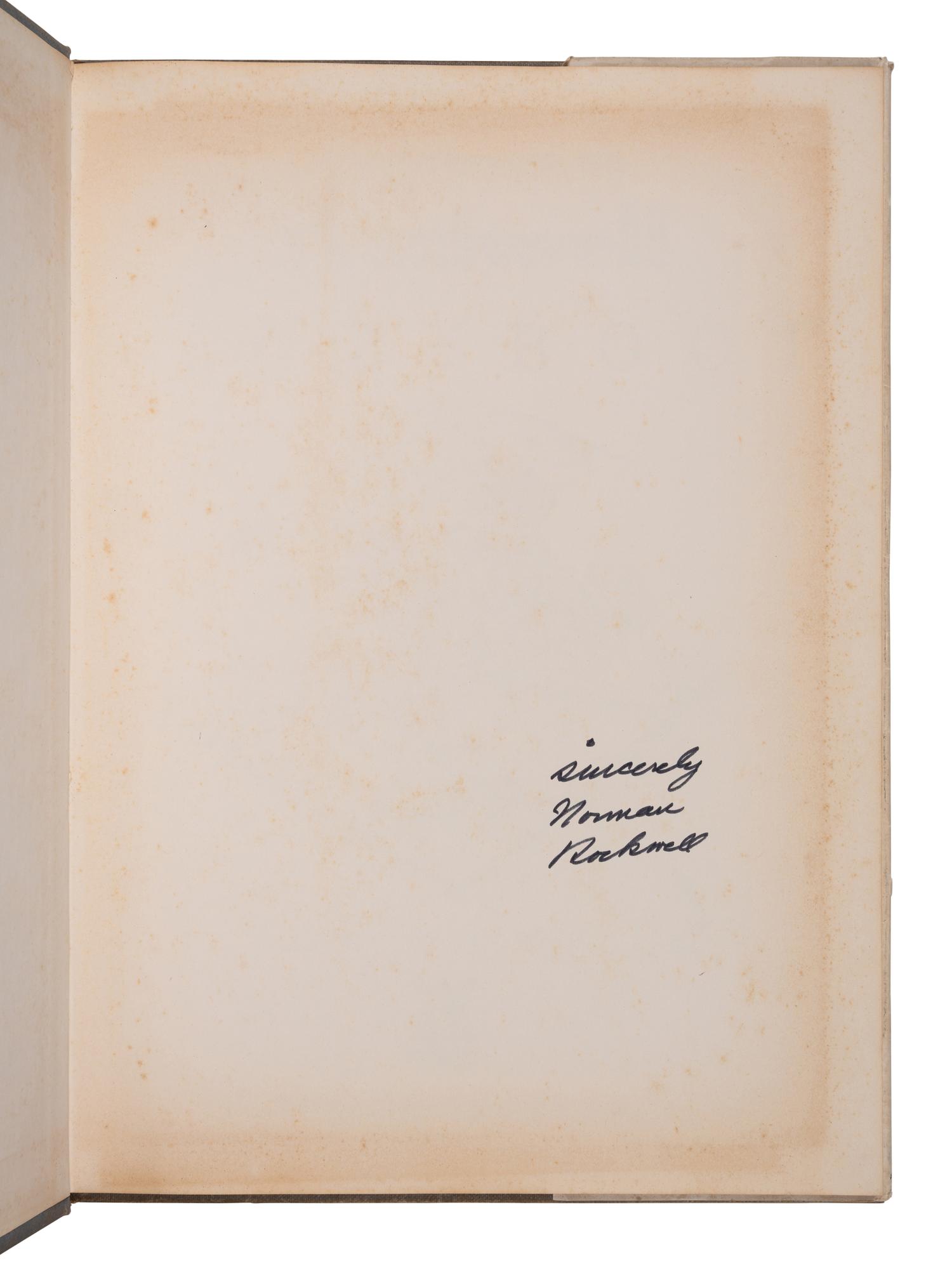 [ARTIST'S BOOK]. ROCKWELL, Norman (1894-1978), illustrator. -- MENDOZA, George. Norman Rockwell's Americana ABC. New York: Dell Publishing Co., Inc., 1975.