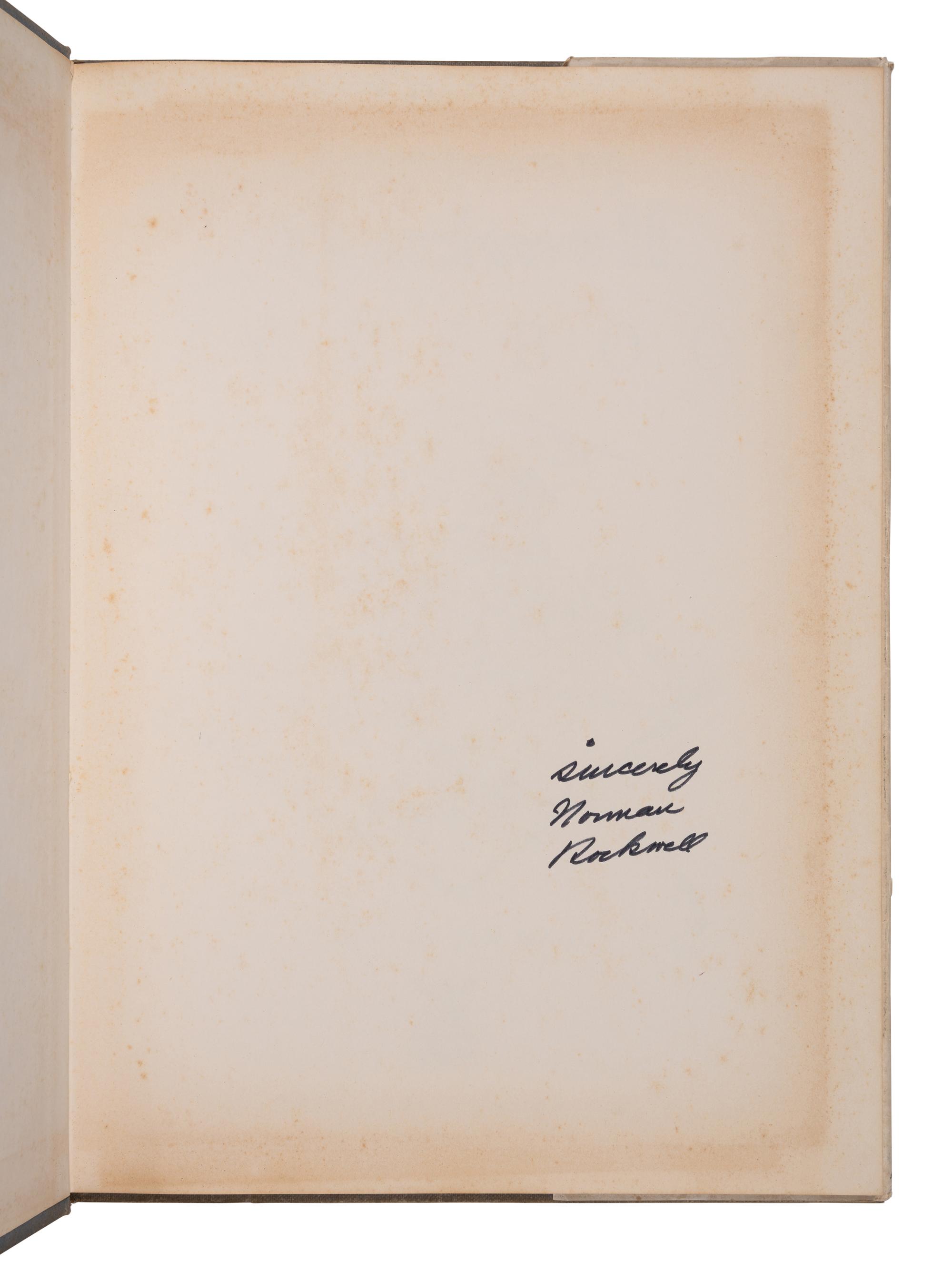 [ARTIST'S BOOK]. ROCKWELL, Norman (1894-1978), illustrator. -- MENDOZA, George. Norman Rockwell's Americana ABC. New York: Dell Publishing Co., Inc., 1975.