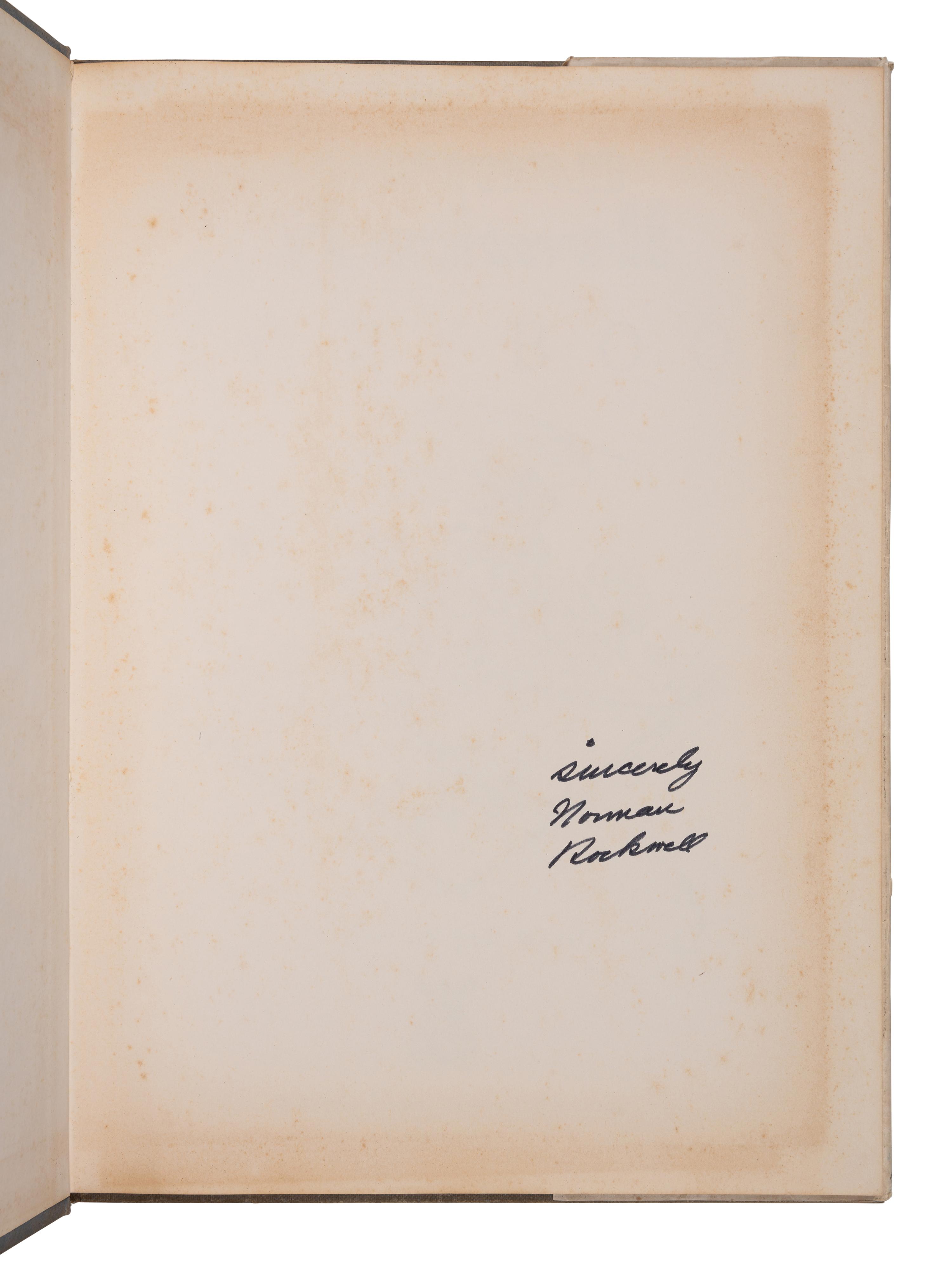 [ARTIST'S BOOK]. ROCKWELL, Norman (1894-1978), illustrator. -- MENDOZA, George. Norman Rockwell's Americana ABC. New York: Dell Publishing Co., Inc., 1975.