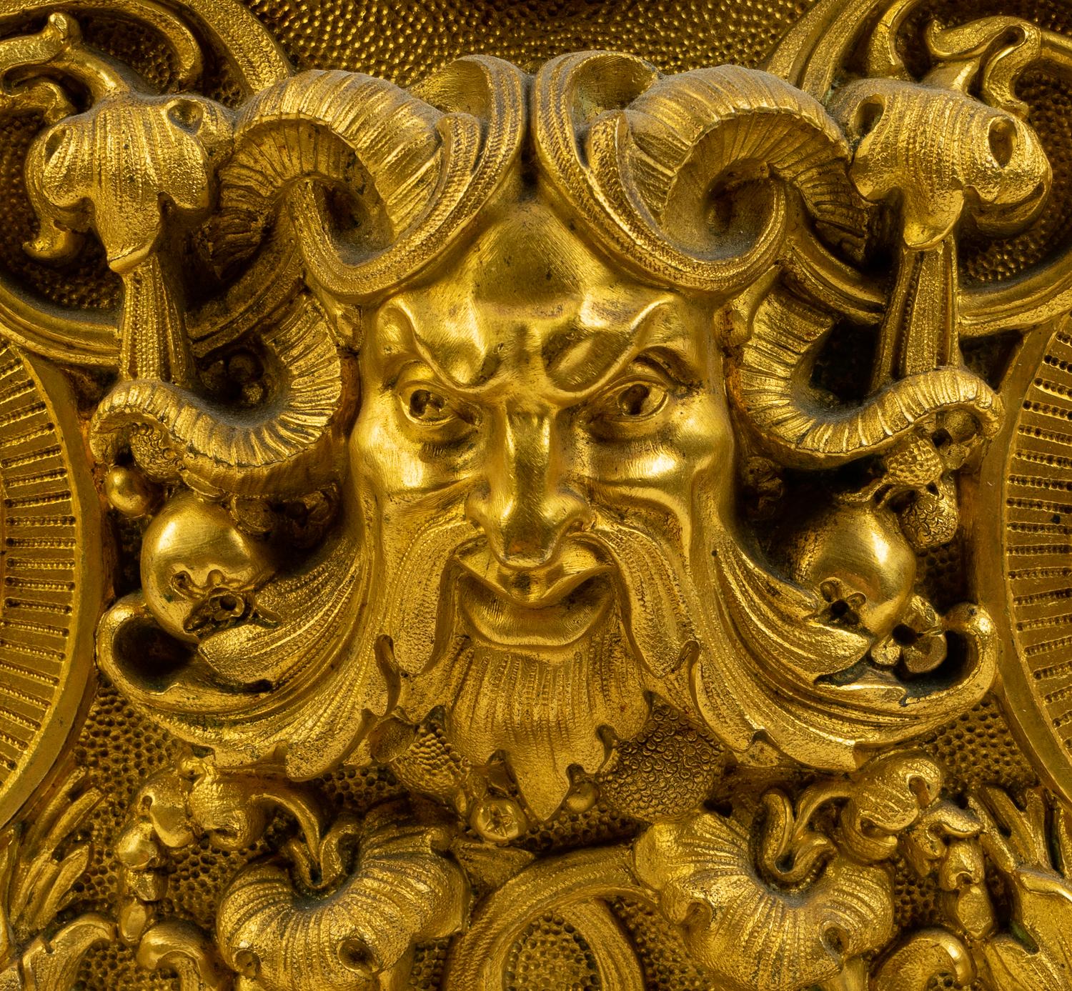 A Napoleon III Gilt Bronze Clock — LATE 19TH CENTURY
