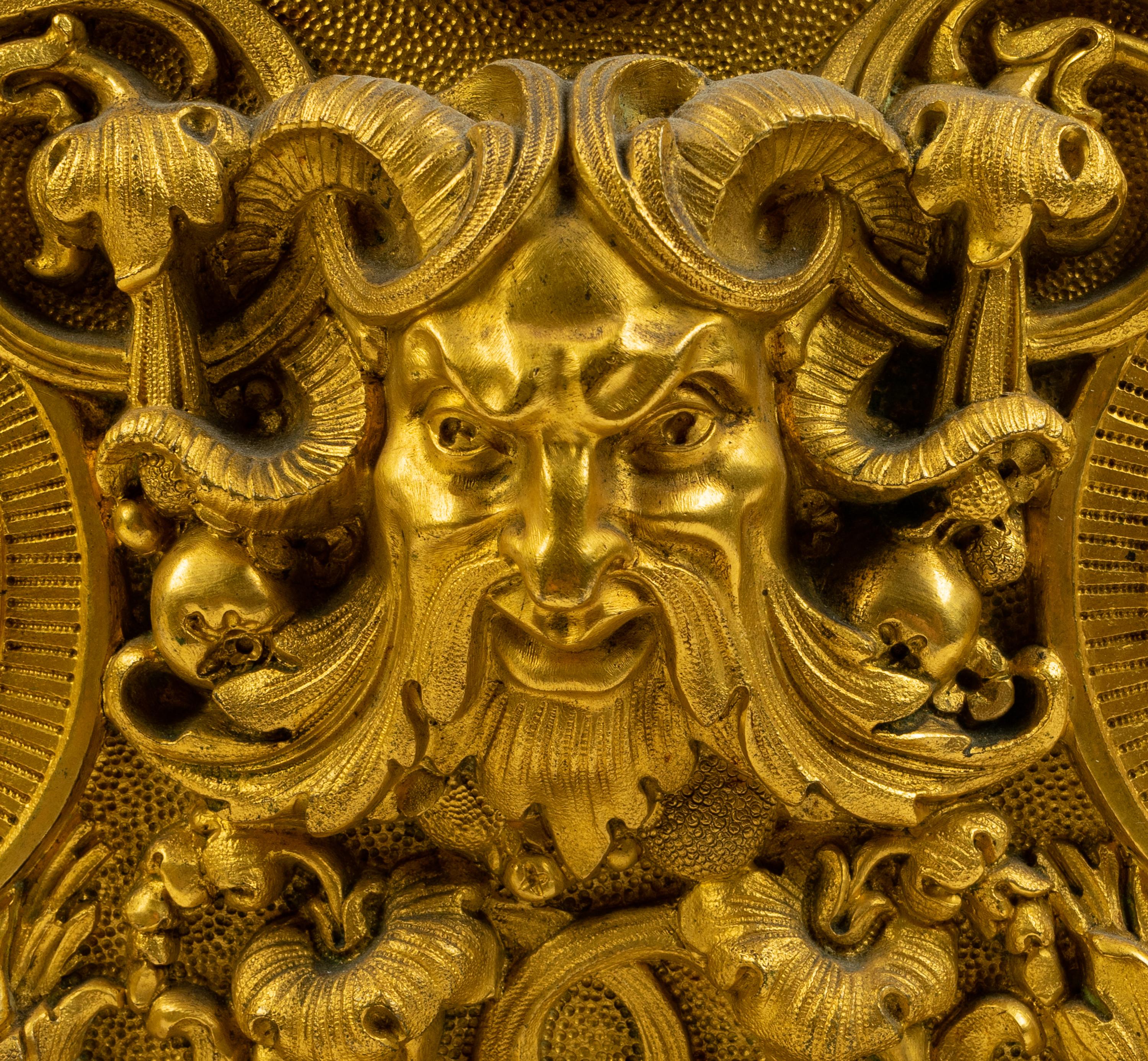 A Napoleon III Gilt Bronze Clock — LATE 19TH CENTURY