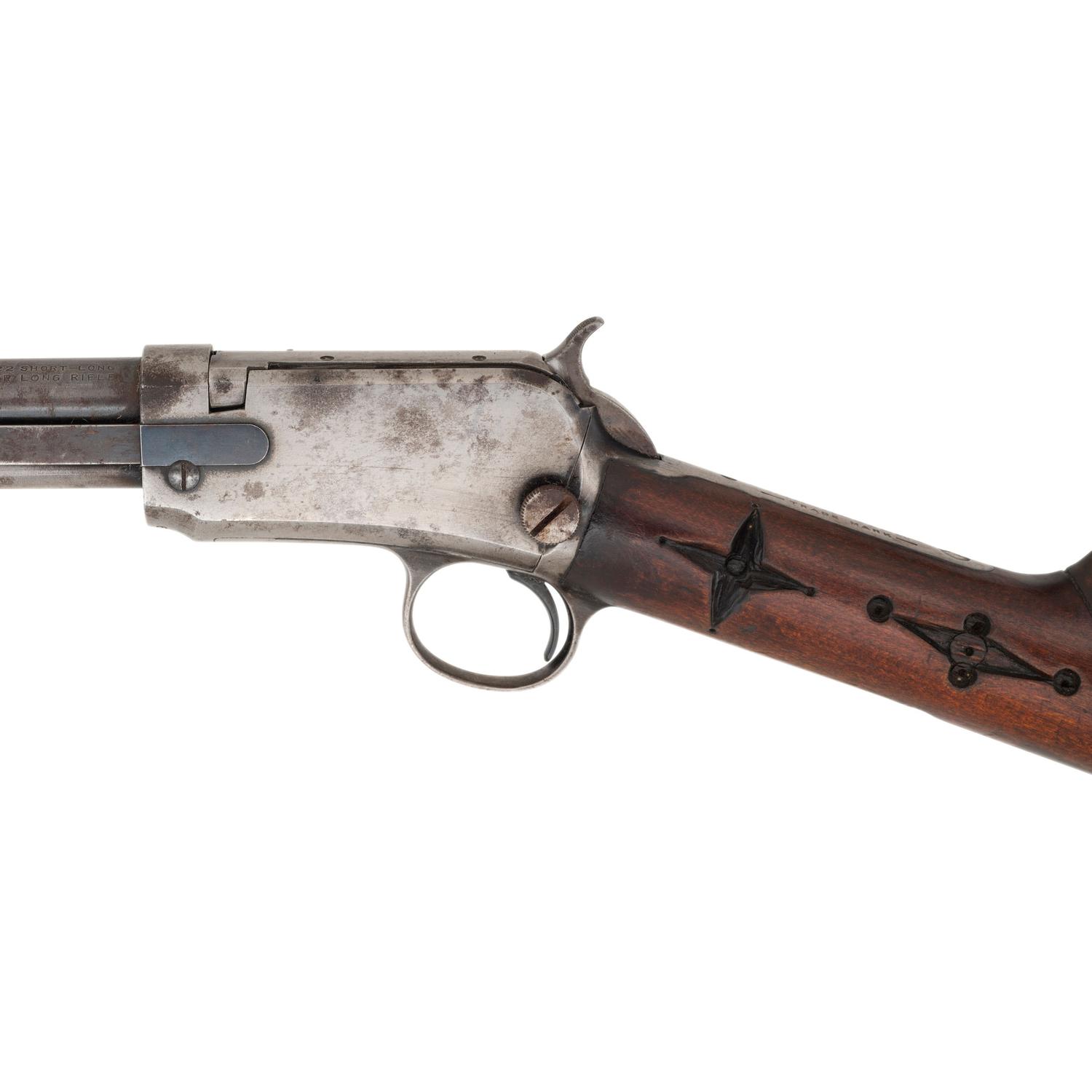 **Winchester Model 1906 with Carved Stock