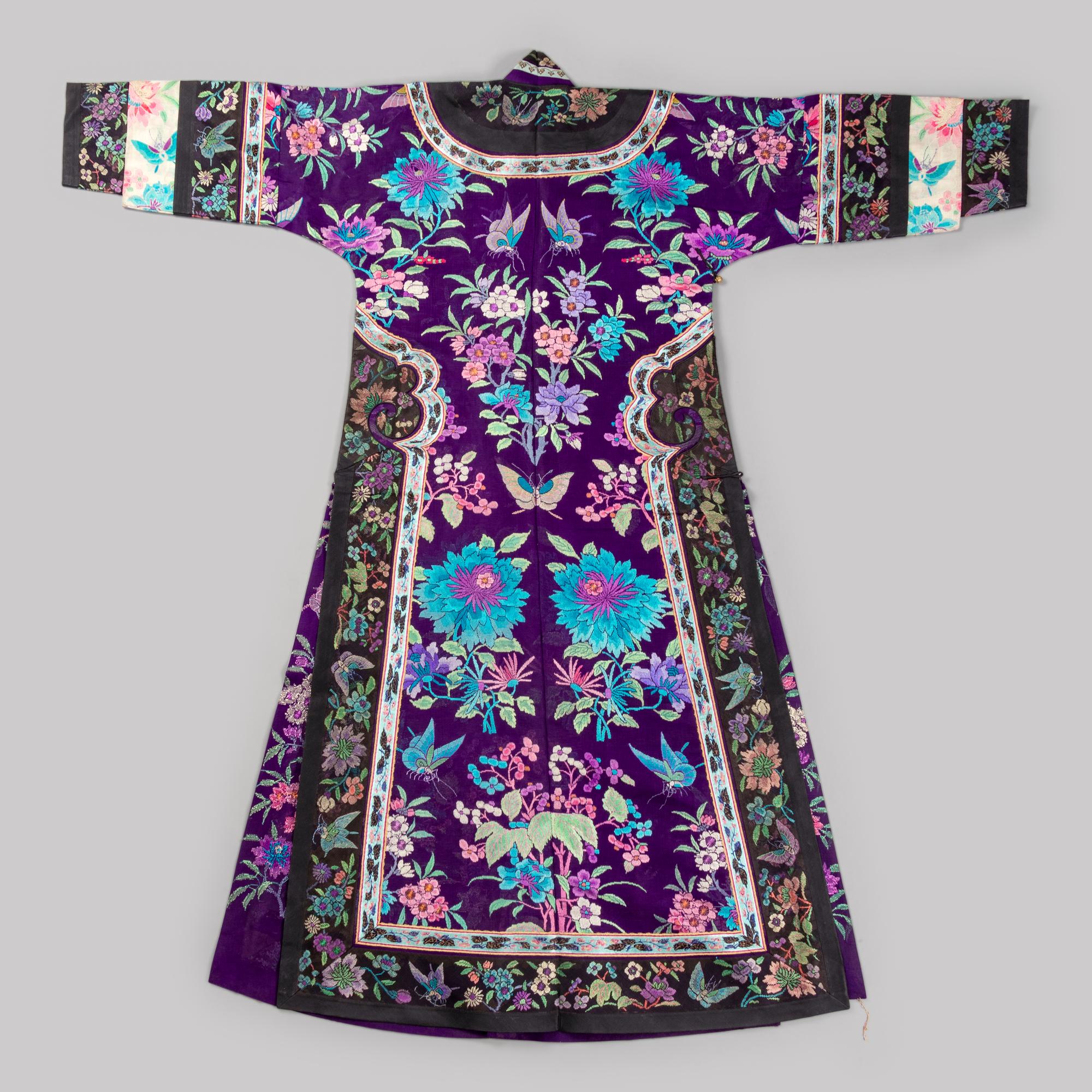 Two Chinese Silk Gauze Summer Robes
