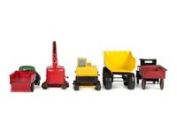 Five American Toy Construction Vehicles
