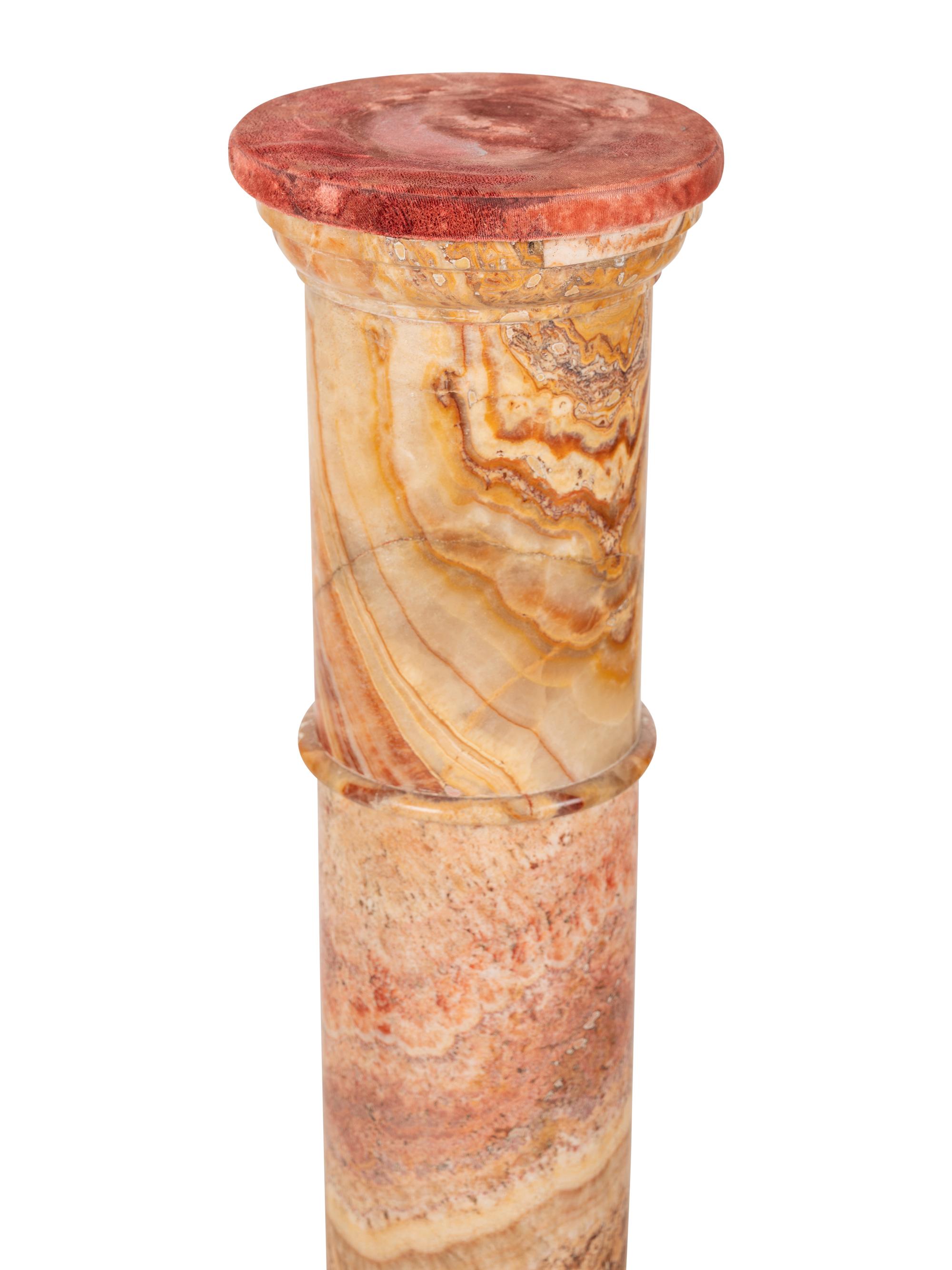 A Continental Onyx Pedestal