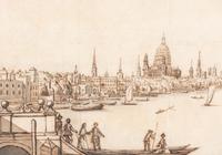 A View of the Thames with the Salisbury Stairs in the Foreground, the Savoy Palace Beyond, and St. Paul's in the Distance