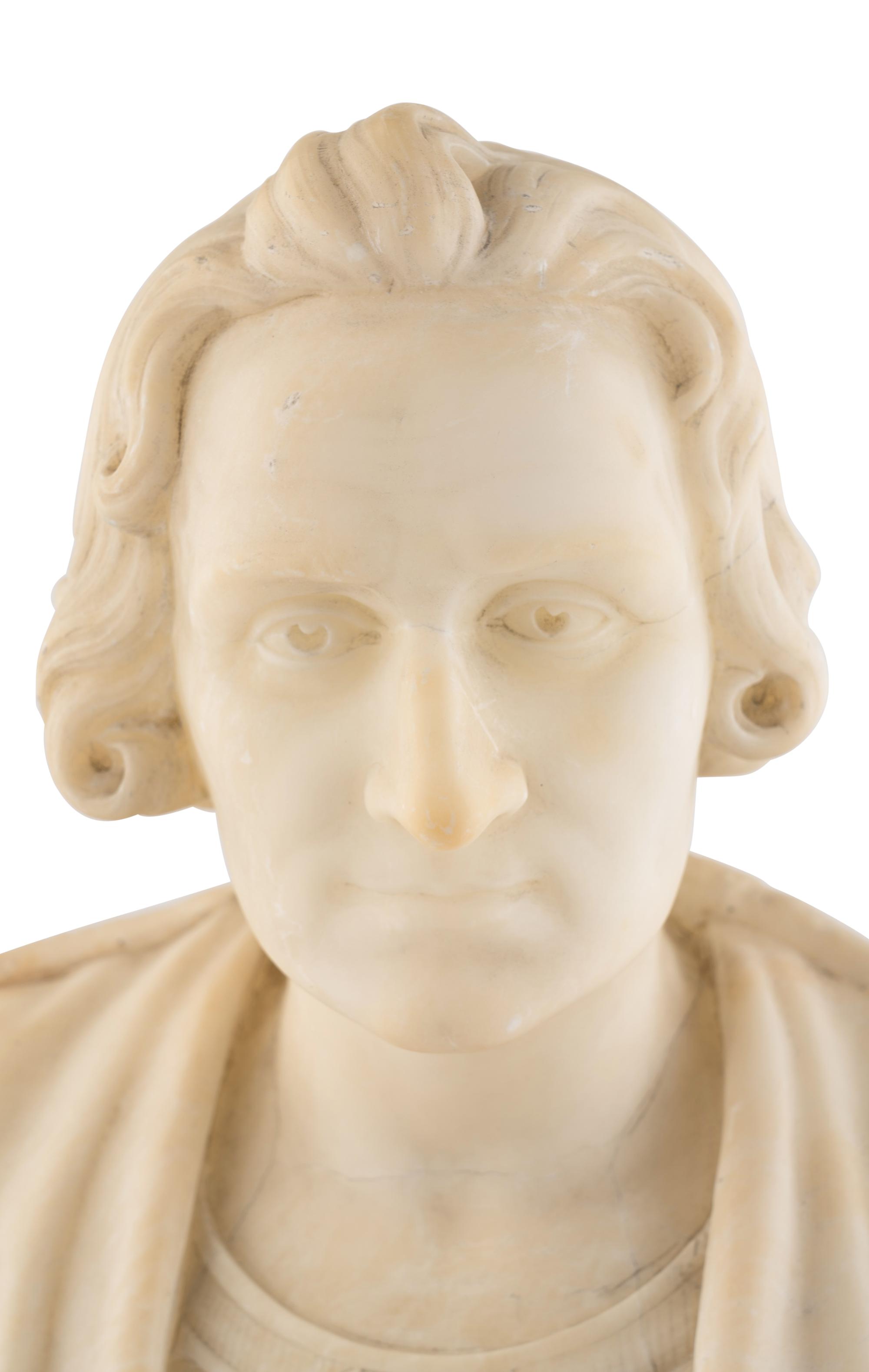 A Continental Marble Bust