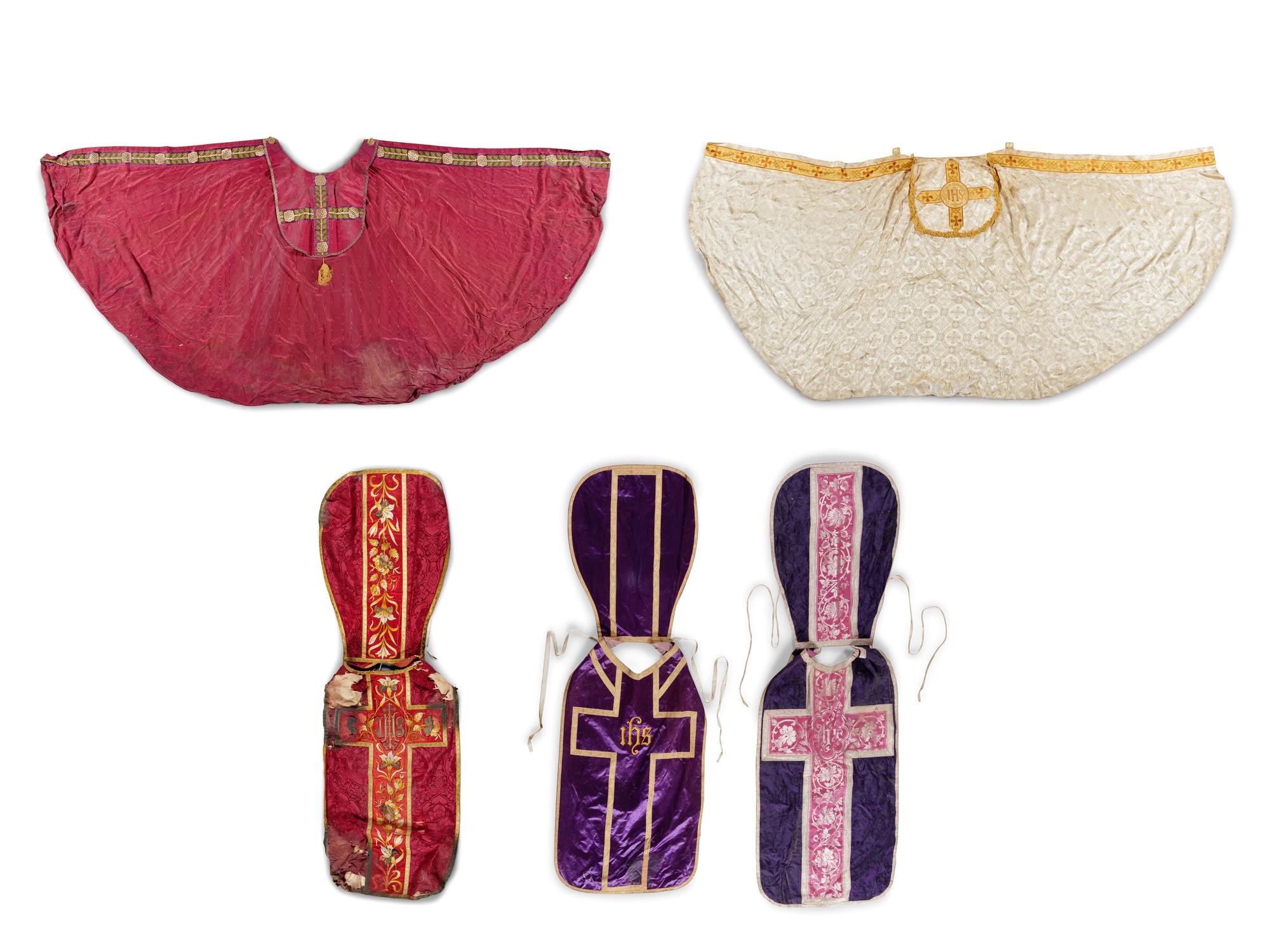 Five Ecclesiastical Vestments