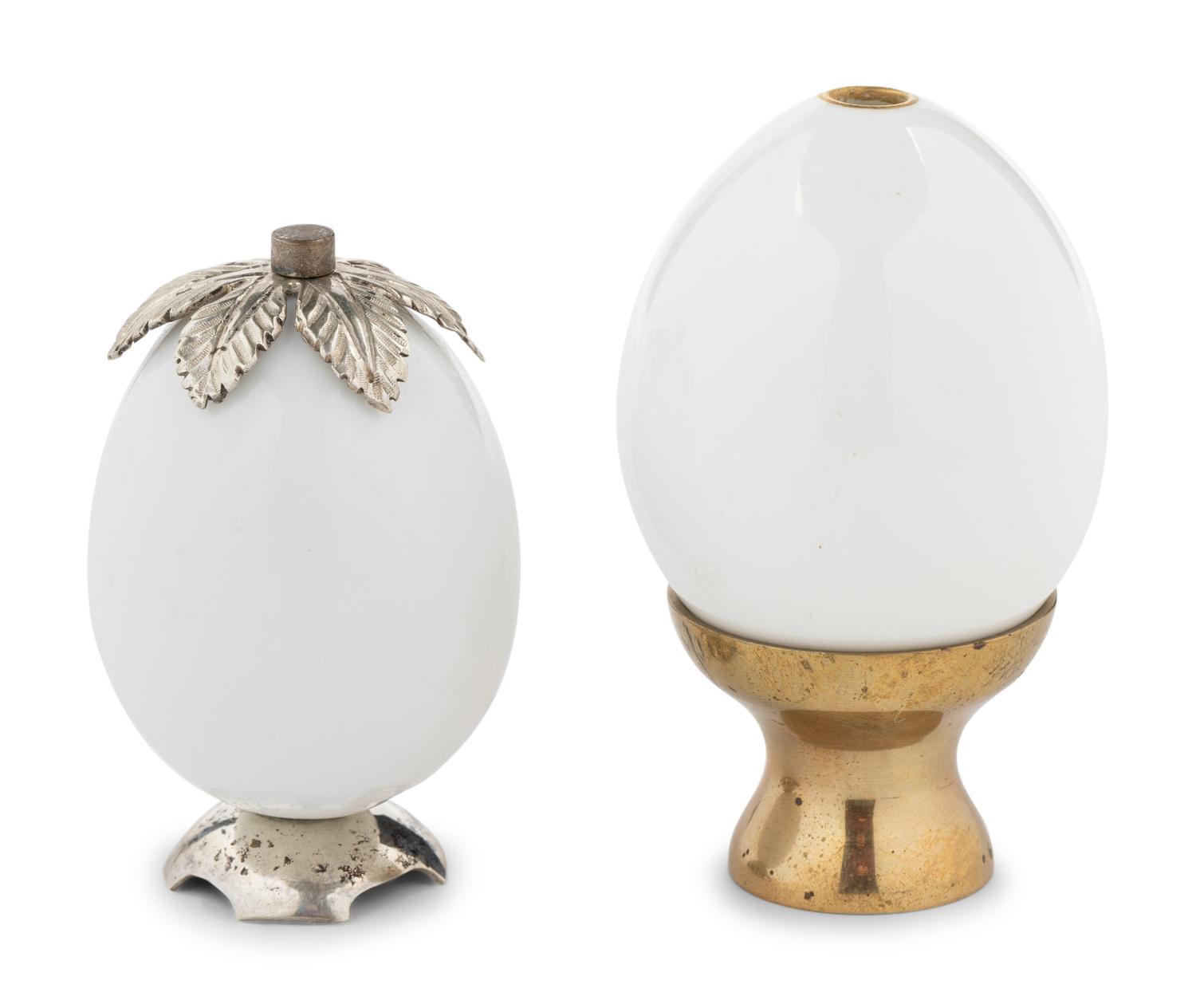 Two Russian Porcelain Easter Eggs