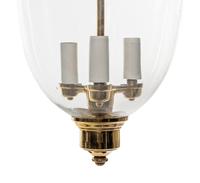 A Gilt Metal Hall Lantern