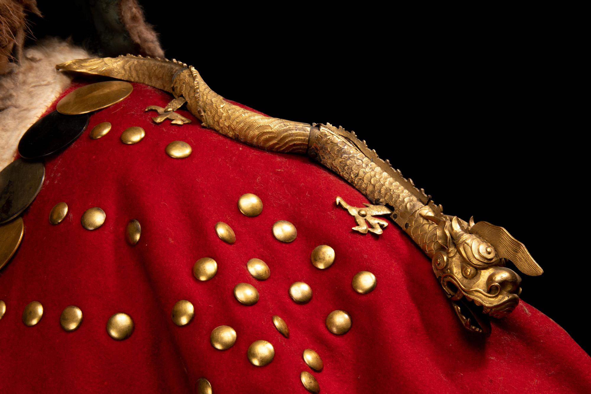 A Set of Korean Joseon Dynasty Studded Armor and Helmet