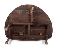 A Queen Anne Oak Drop-Leaf Dining Table
